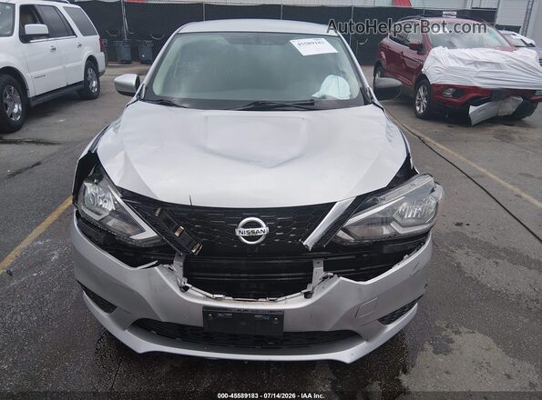 3N1AB7AP2HY310433 2017 NISSAN SENTRA Silver ხელსაწყოთა პანელის ხედი