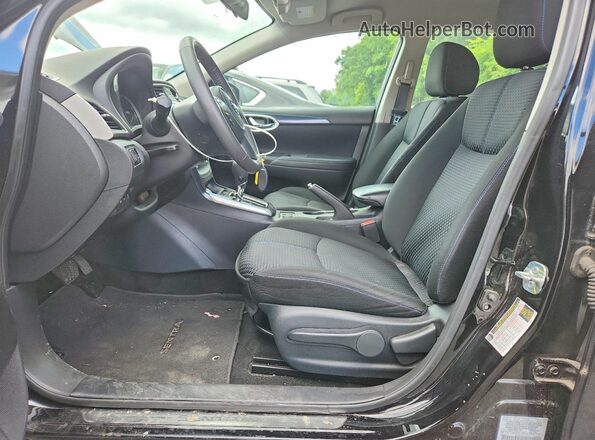 3N1AB7AP2HY311095 2017 NISSAN SENTRA Black Front interior view