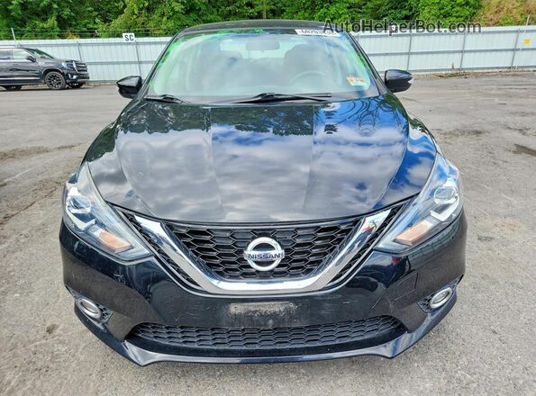 3N1AB7AP2HY311095 2017 NISSAN SENTRA Black Front view