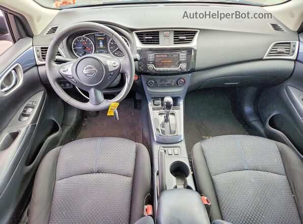 3N1AB7AP2HY311095 2017 NISSAN SENTRA Black Dashboard view