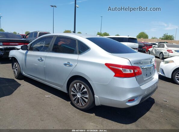 3N1AB7AP2HY319343 2017 NISSAN SENTRA Silver Tył lewy