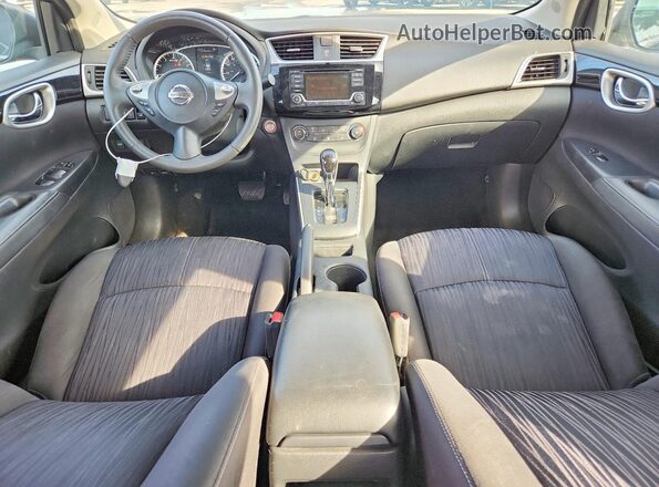 3N1AB7AP2HY322677 2017 NISSAN SENTRA Black Widok deski rozdzielczej
