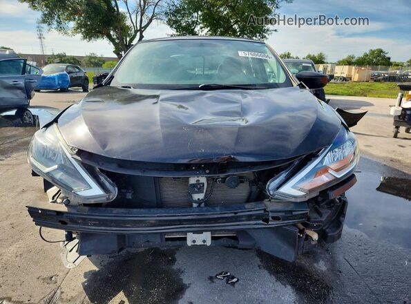 3N1AB7AP2HY322677 2017 NISSAN SENTRA Black Widok z przodu