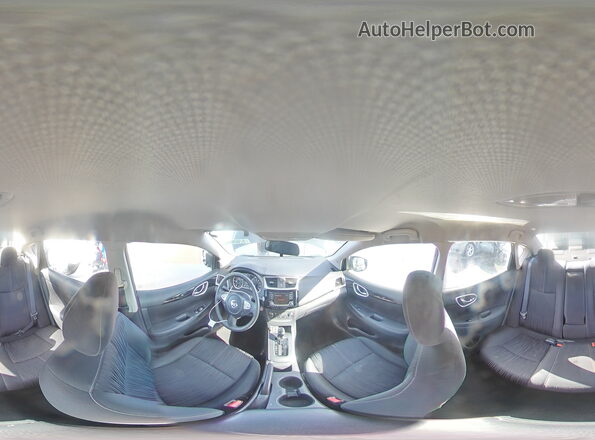 3N1AB7AP2HY322677 2017 NISSAN SENTRA Black Widok wnętrza 360 stopni