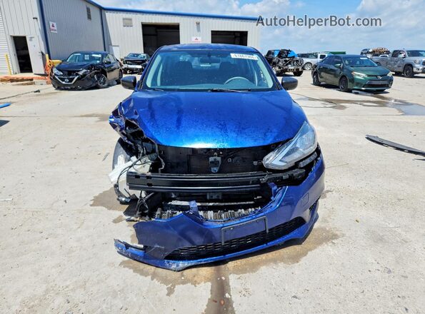 3N1AB7AP2HY326194 2017 NISSAN SENTRA Blue Widok z przodu