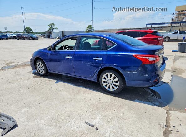 3N1AB7AP2HY326194 2017 NISSAN SENTRA Blue Tył lewy