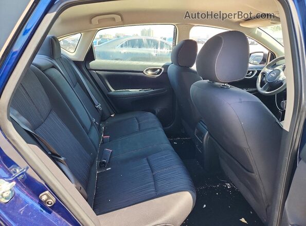 3N1AB7AP2HY326194 2017 NISSAN SENTRA Blue Widok tylnych siedzeń