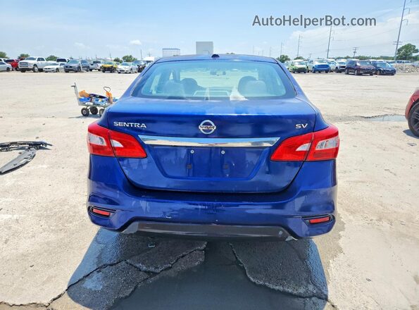 3N1AB7AP2HY326194 2017 NISSAN SENTRA Blue Widok z tyłu