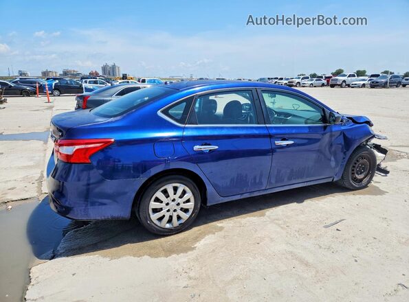 3N1AB7AP2HY326194 2017 NISSAN SENTRA Blue Tył prawy