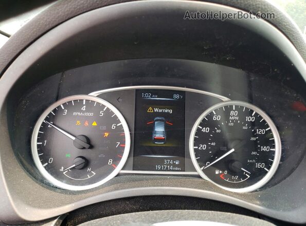 3N1AB7AP2HY326941 2017 NISSAN SENTRA Black Instrument cluster view