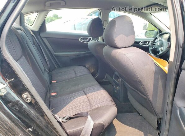 3N1AB7AP2HY326941 2017 NISSAN SENTRA Black Rear seats view