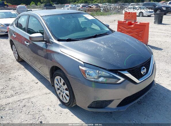 3N1AB7AP2HY331377 2017 NISSAN SENTRA Серый Вид спереди