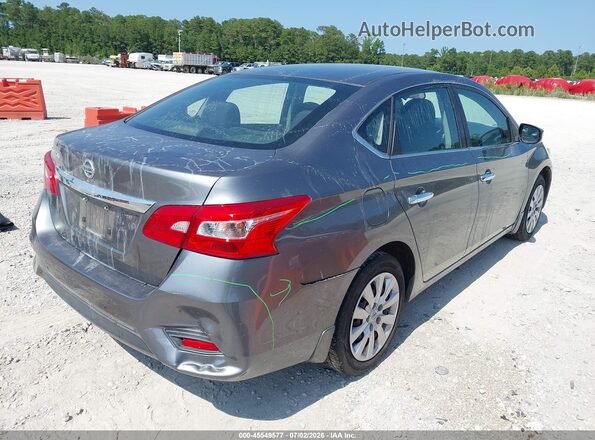 3N1AB7AP2HY331377 2017 NISSAN SENTRA Серый Задняя правая четверть