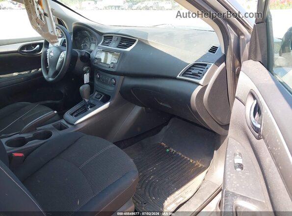 3N1AB7AP2HY331377 2017 NISSAN SENTRA Серый Вид салона спереди
