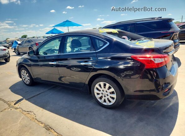 3N1AB7AP2HY342024 2017 NISSAN SENTRA Black Trasero izquierdo