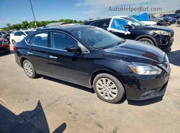 3N1AB7AP2HY342024 2017 NISSAN SENTRA Black Delantero derecho