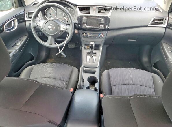 3N1AB7AP2HY361589 2017 NISSAN SENTRA Черный Вид панели приборов