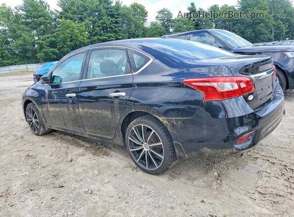 3N1AB7AP2HY361589 2017 NISSAN SENTRA Черный Задняя левая четверть