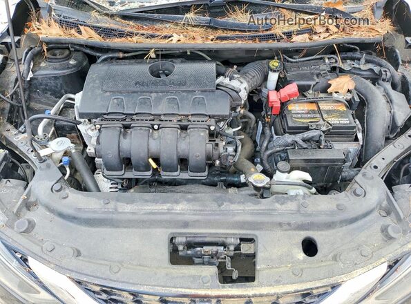 3N1AB7AP2HY361589 2017 NISSAN SENTRA Черный Вид задней части салона