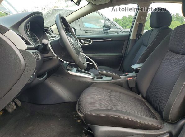 3N1AB7AP2HY361589 2017 NISSAN SENTRA Черный Вид салона спереди