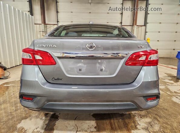 3N1AB7AP2HY364296 2017 NISSAN SENTRA Gray Rear view