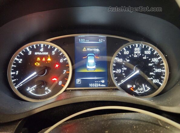 3N1AB7AP2HY364296 2017 NISSAN SENTRA Gray Instrument cluster view