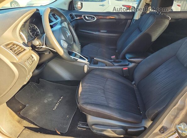 3N1AB7AP2HY368798 2017 NISSAN SENTRA Charcoal Вид салону спереду