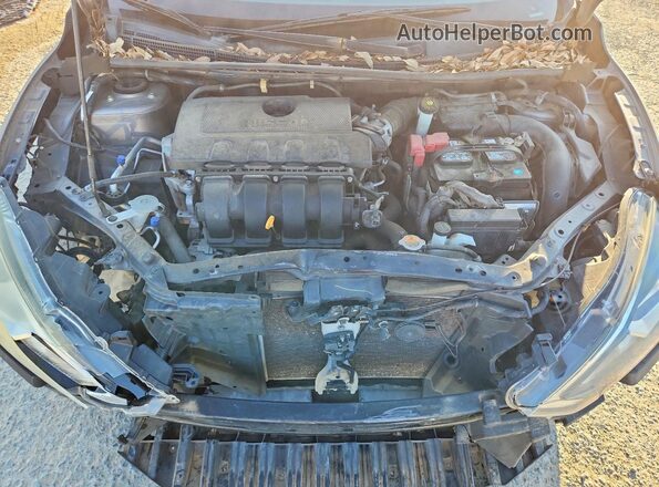 3N1AB7AP2HY368798 2017 NISSAN SENTRA Charcoal Вид задньої частини салону