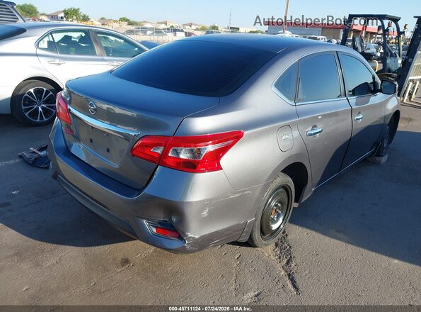 3N1AB7AP2HY384628 2017 NISSAN SENTRA Gray Задня права чверть