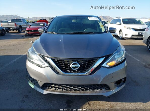 3N1AB7AP2HY384628 2017 NISSAN SENTRA Gray Вид задньої частини салону