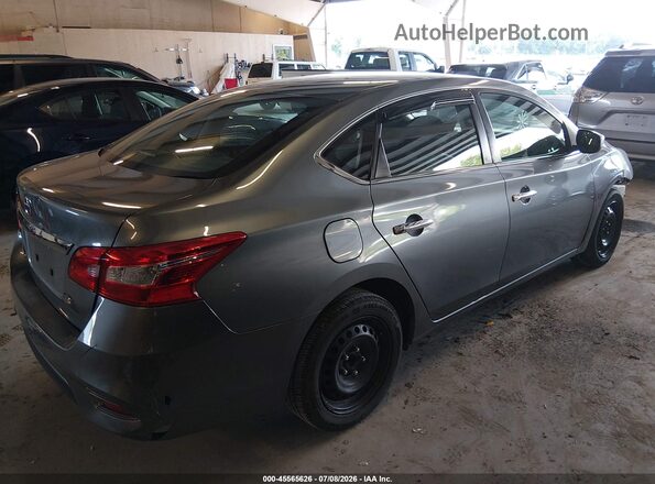 3N1AB7AP2HY386475 2017 NISSAN SENTRA Серый Задняя правая четверть