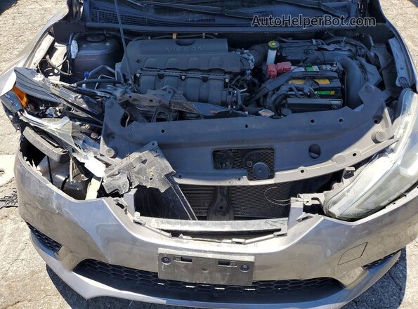 3N1AB7AP2HY386878 2017 NISSAN SENTRA Gray Սալոնի հետևի տեսք