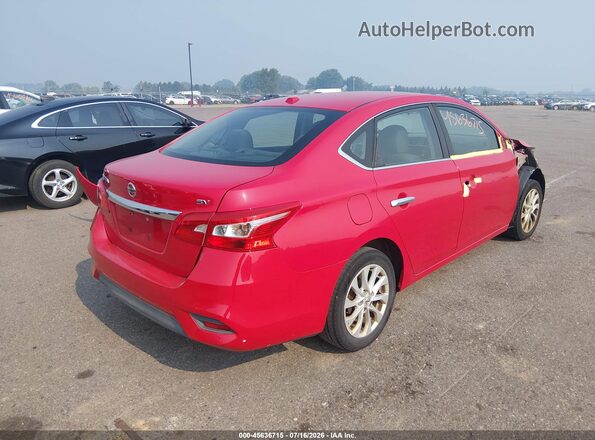 3N1AB7AP2JL616745 2018 NISSAN SENTRA Red Tył prawy