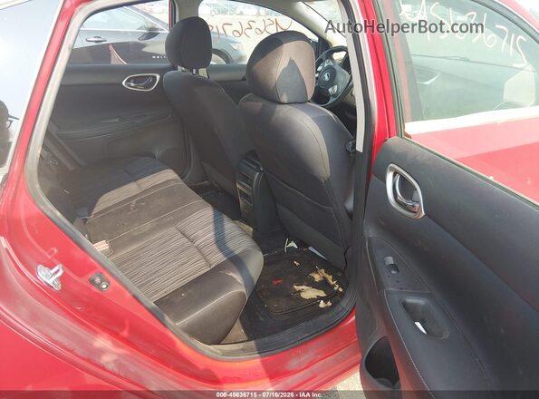 3N1AB7AP2JL616745 2018 NISSAN SENTRA Red Widok naklejki z numerem VIN