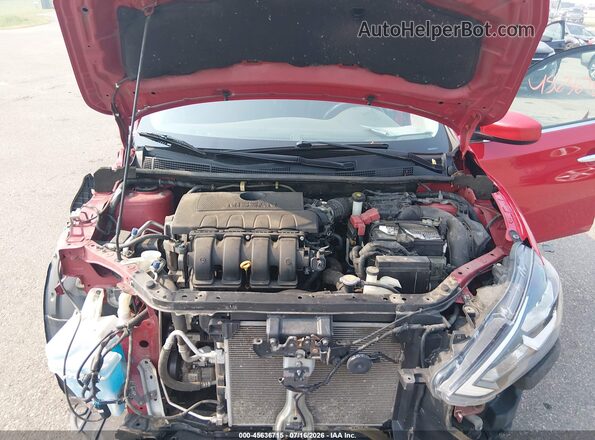 3N1AB7AP2JL616745 2018 NISSAN SENTRA Red Widok z tyłu