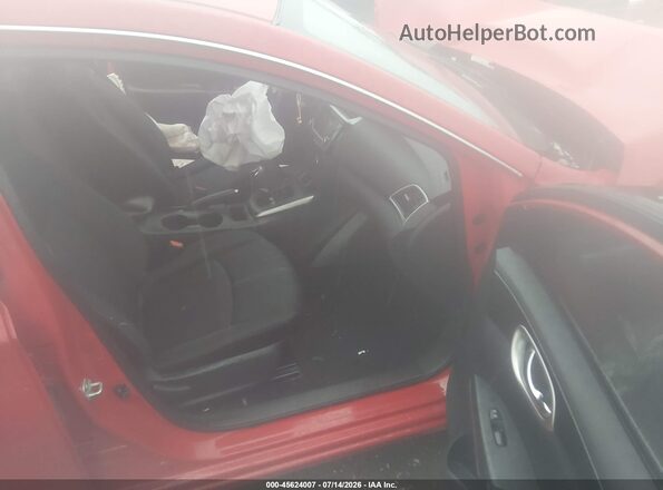 3N1AB7AP2JL617913 2018 NISSAN SENTRA Красный Вид салона спереди