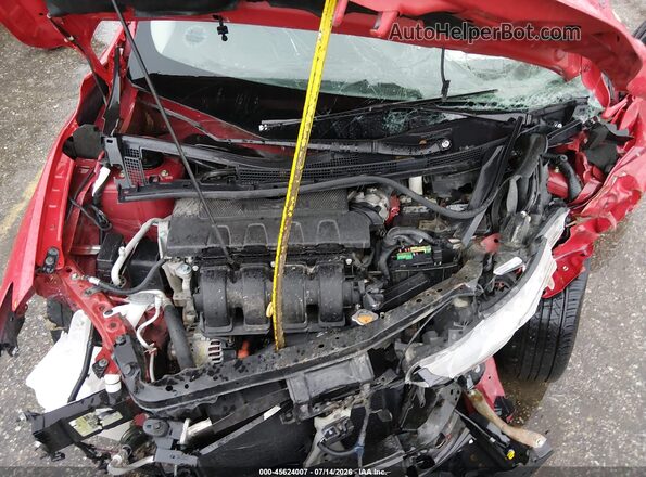 3N1AB7AP2JL617913 2018 NISSAN SENTRA Красный Вид сзади