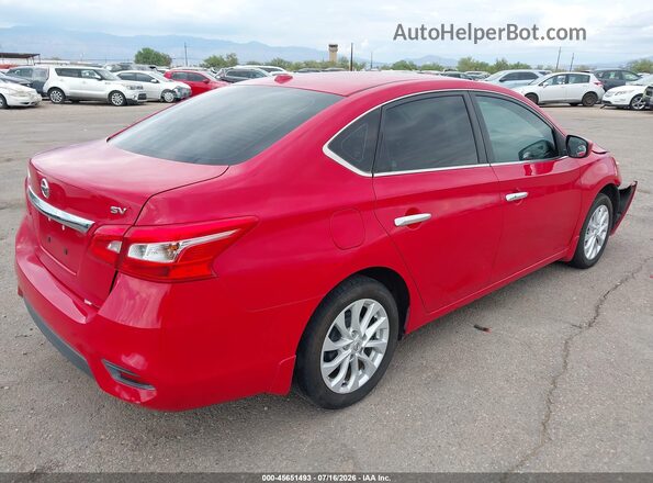 3N1AB7AP2JL663936 2018 NISSAN SENTRA Red Tył prawy