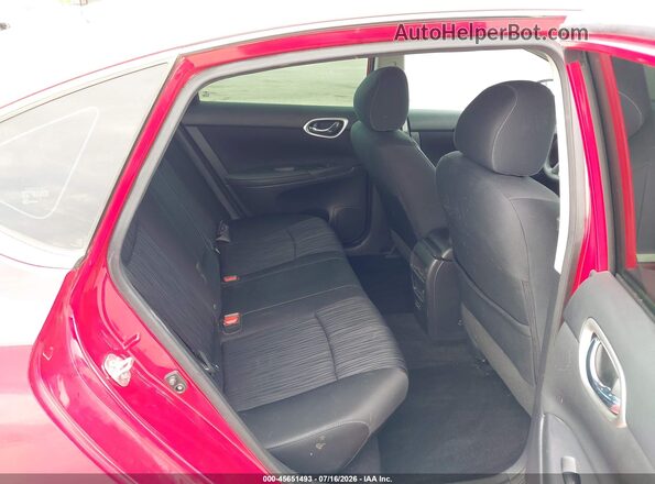 3N1AB7AP2JL663936 2018 NISSAN SENTRA Red Widok naklejki z numerem VIN