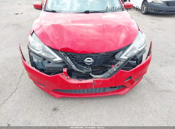 3N1AB7AP2JL663936 2018 NISSAN SENTRA Red Widok z przodu