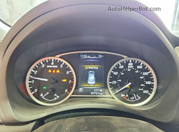 3N1AB7AP2JY216512 2018 NISSAN SENTRA Charcoal Vista del cuadro de instrumentos