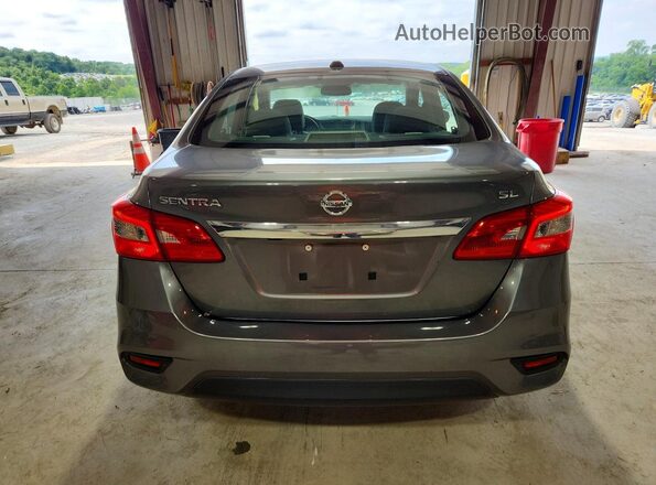 3N1AB7AP2JY216512 2018 NISSAN SENTRA Charcoal Vista trasera