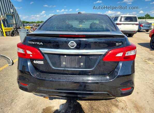 3N1AB7AP2JY216980 2018 NISSAN SENTRA Black Rear view