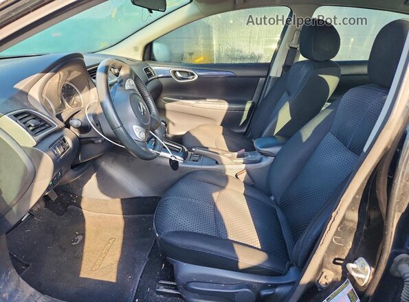 3N1AB7AP2JY216980 2018 NISSAN SENTRA Black Front interior view