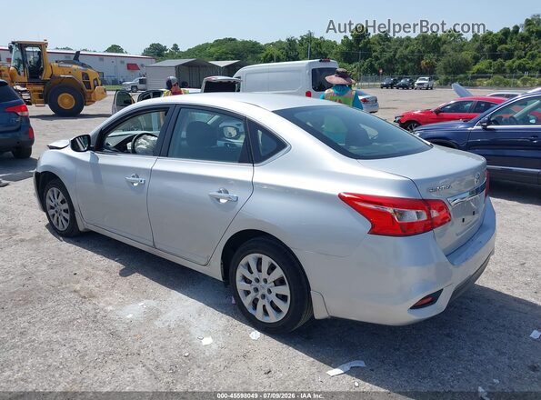 3N1AB7AP2JY232743 2018 NISSAN SENTRA Silver Задня ліва чверть