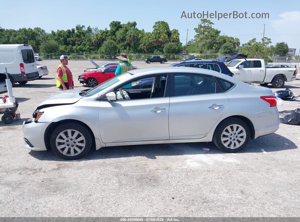 3N1AB7AP2JY232743 2018 NISSAN SENTRA Silver Панорамний вид салону 360°