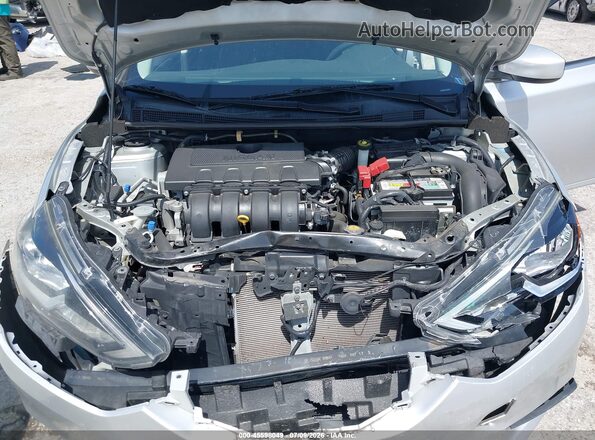 3N1AB7AP2JY232743 2018 NISSAN SENTRA Silver Вид ззаду