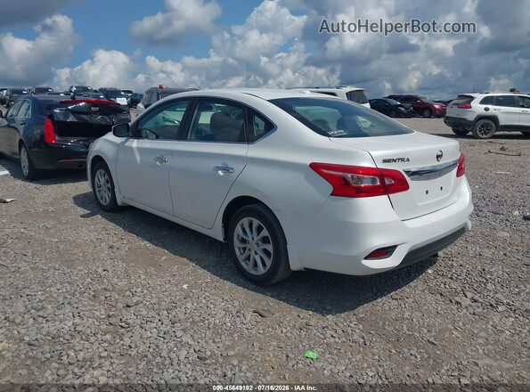 3N1AB7AP2JY264690 2018 NISSAN SENTRA Белый Задняя левая четверть