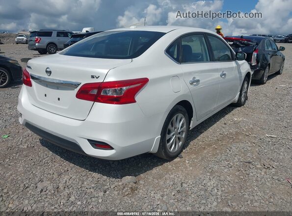 3N1AB7AP2JY264690 2018 NISSAN SENTRA Белый Задняя правая четверть