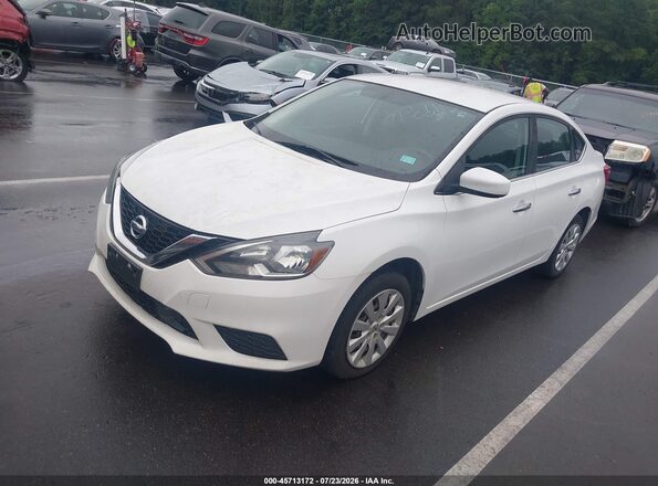 3N1AB7AP2JY280713 2018 NISSAN SENTRA White Vista tres cuartos delantera izquierda